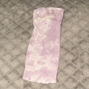 Full Tilt Lavender Tie-Dye Mini Dress